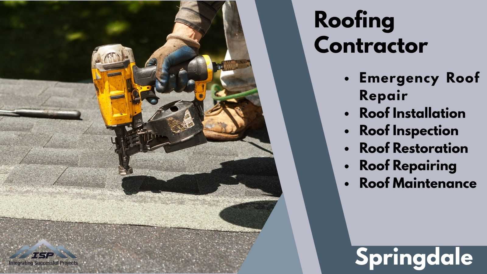 Roofing Contractor in Springdale